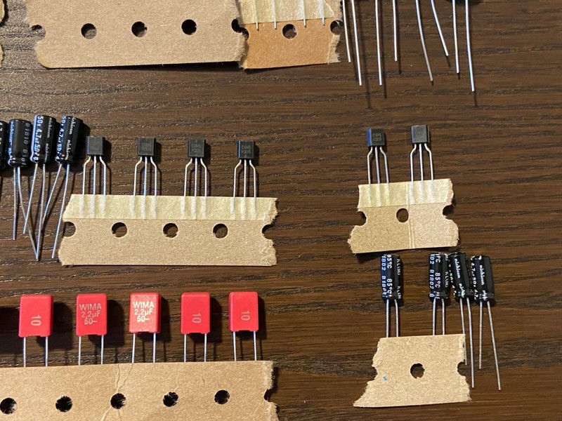 Pioneer SX-1050 Preamp Boards Rebuild Kit AWG-040 & AWG-041 Recap & Repair Kit gallery