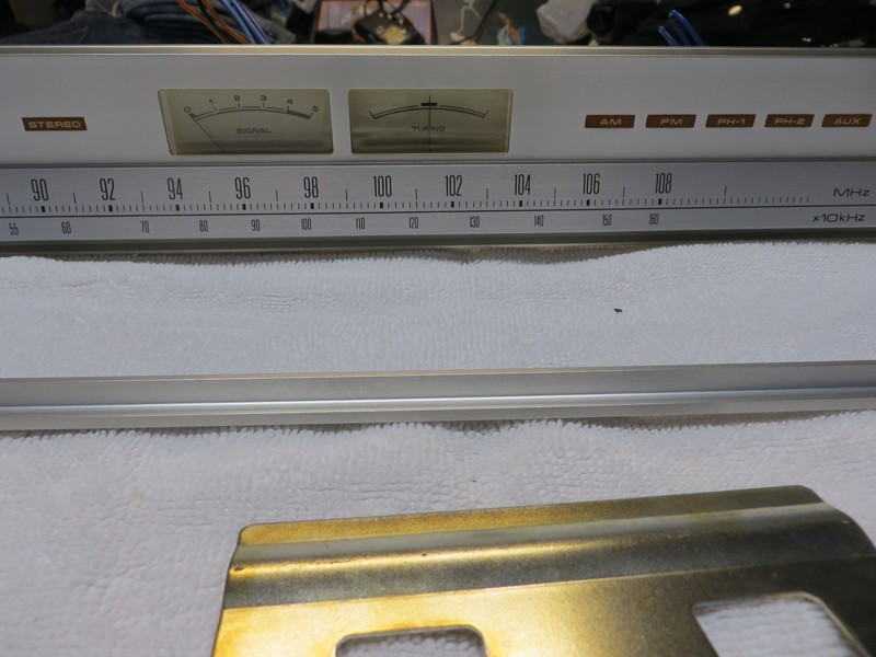 PIONEER SX-1250 STEREO RECEIVER TUNER DIAL ASSEMBLY AAG-106,LENSES,TUNER SHAFT gallery