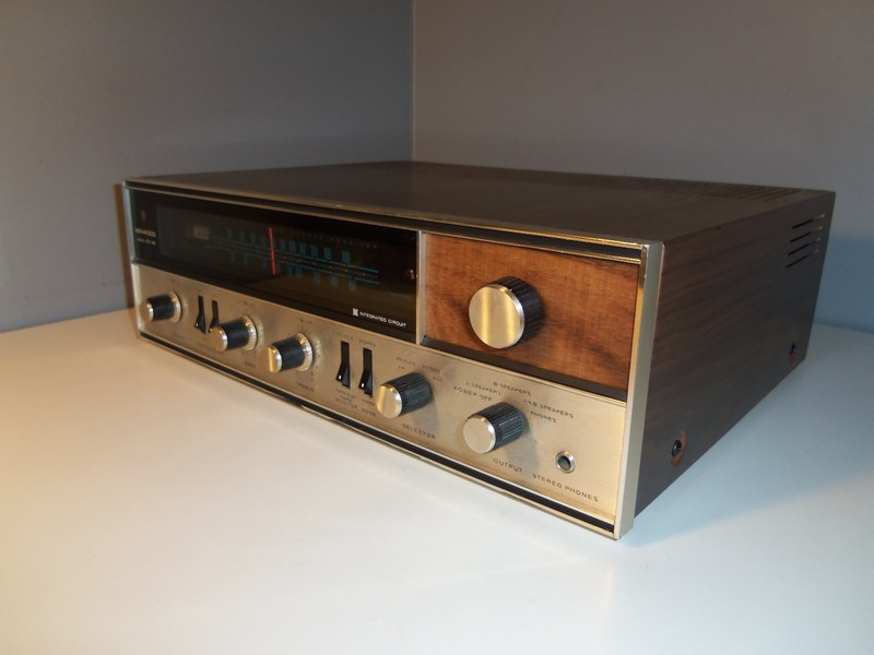 VTG Kenwood Model KR-44 Stereo Amplifier Receiver Wood Grain AM FM Phono Aux gallery