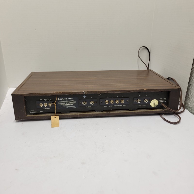 Vintage Craig 1505 AM FM Stereo Receiver Amplifier Home Audio Parts Only gallery