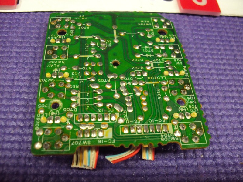 Nakamichi BX-125 Cassette Deck Control Switch Board. Tested. Parting Out BX-125 gallery