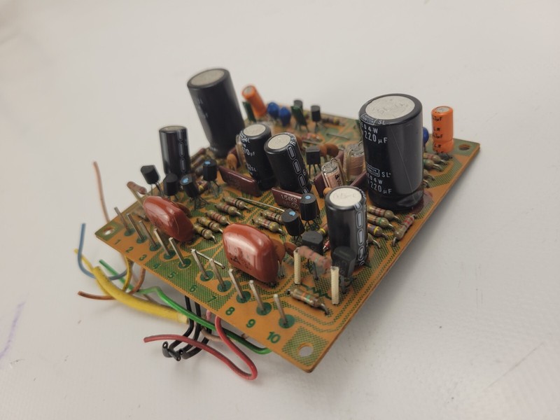 PIONEER SX-1250 RECEIVER PARTS: EQUALIZER AWF 021 BOARD