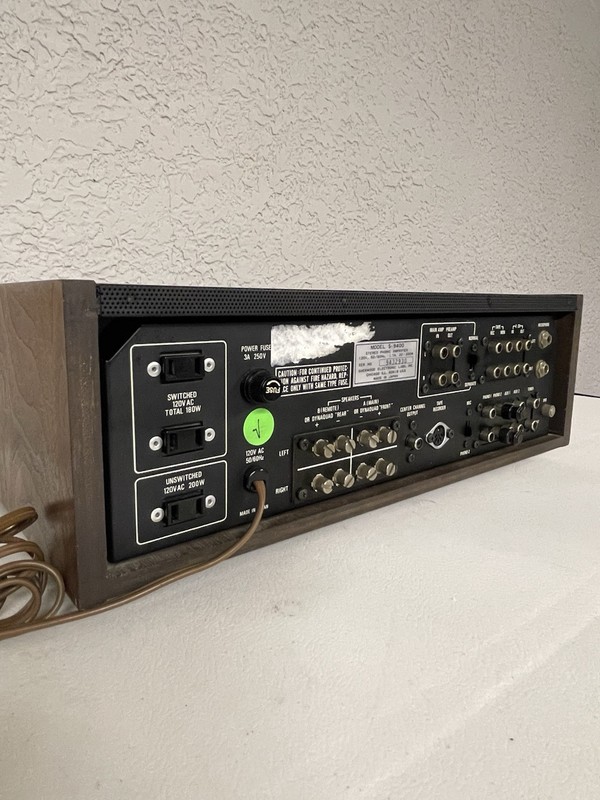 SHERWOOD S-9400 stereo dynaquad amplifier gallery