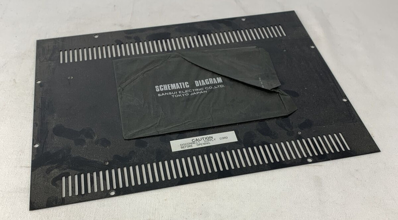 Sansui 5000A Bottom Metal Panel Original