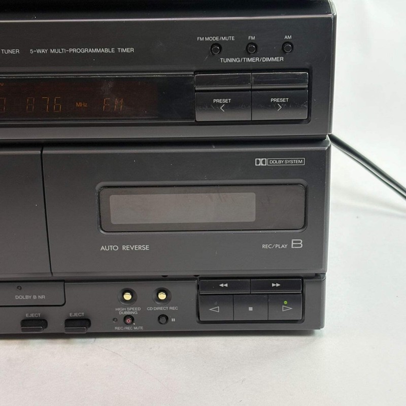 Broken JVC CA-MX44BK CD Dual Cassette Tuner Cd Player Does Not Read Disc gallery