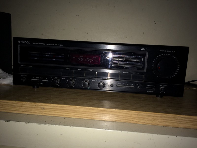 Kenwood KR-A4010 AM/FM Stereo Receiver w/ Phono Input Tested and Working gallery