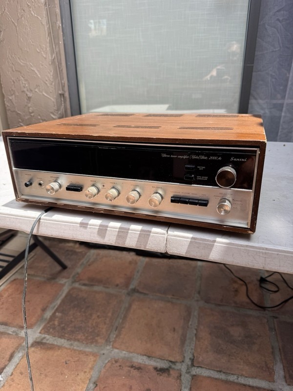 Sansui model 2000 A stereo vintage receiver gallery