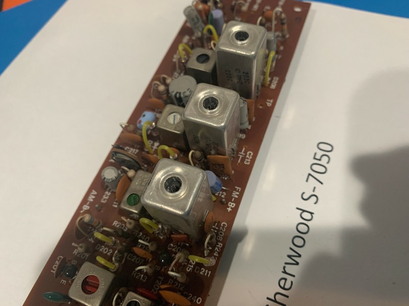 Sherwood S-7050 Vintage Stereo Receiver Parting Out PC Board gallery