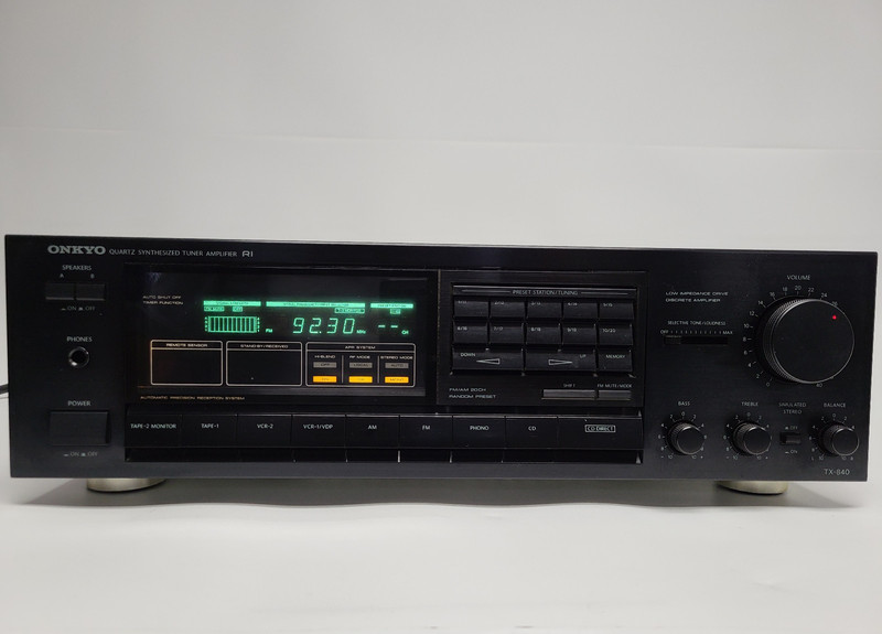 Vintage Onkyo TX-840 Stereo Tuner Amplifier (Tested) gallery