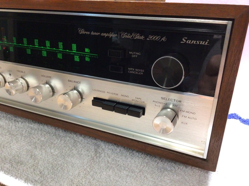 Sansui 2000A stereo tuner receiver gallery