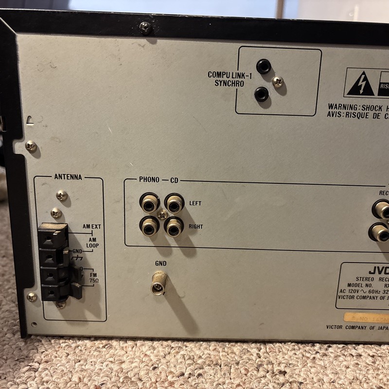 VINTAGE JVC RX-R75TN AMP and RECEIVER Tested gallery