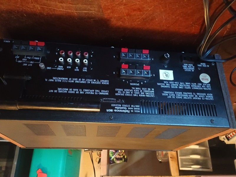 QuadraFlex Reference: 180R AM FM Stereo Receiver Vintage Tested WORKING gallery