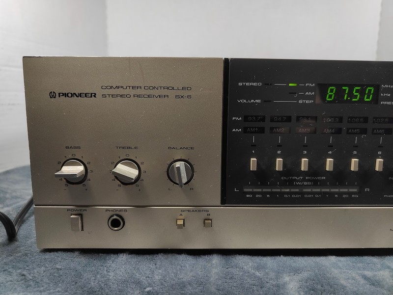 Pioneer SX-6 Stereo Receiver Computer Controlled Vintage Japan Tested - Turns On gallery