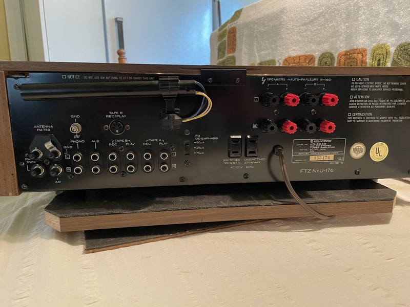 Kenwood Stereo Analog Receiver (KR-6050) gallery