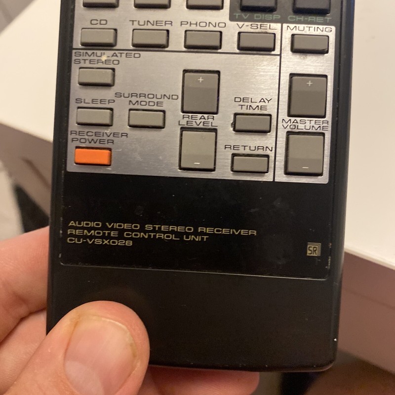 VINTAGE Rare PIONEER CU-VSX028 A/V STEREO RECEIVER REMOTE CONTROL UNIT EUC gallery