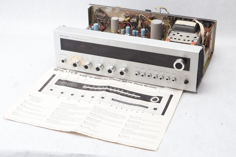 Scott R36S AM FM Stereo Receiver Vintage Home Audio HiFi Component PARTS REPAIR