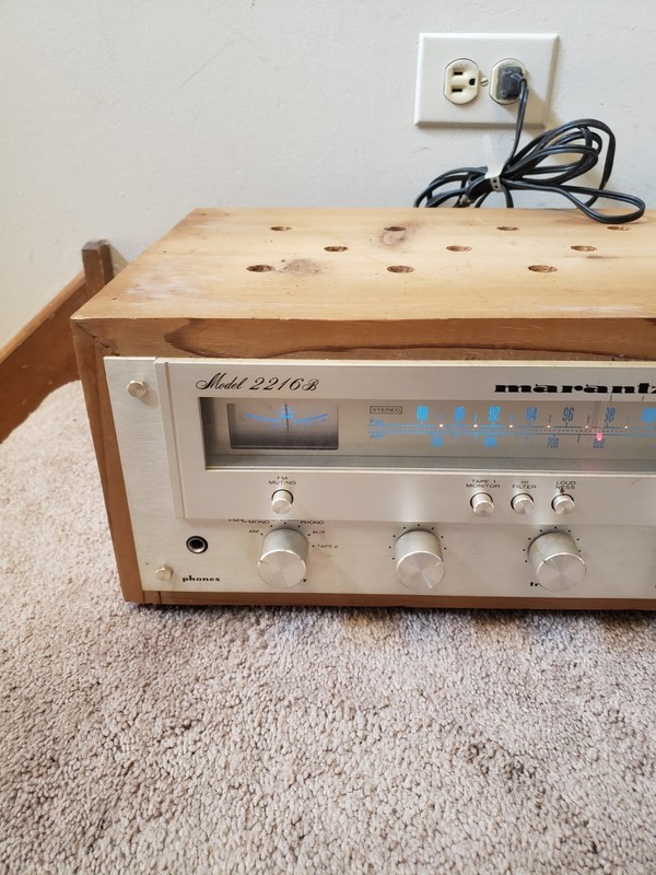 Marantz 2216B Stereo Receiver Needs Antenna Tested and Works With Custom Wood gallery