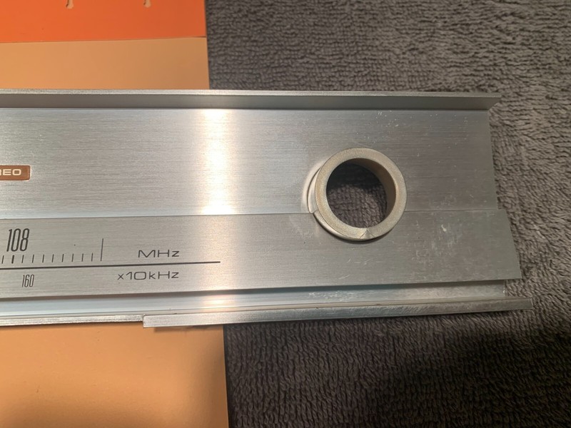 Pioneer SX-650 Stereo Receiver Parting Out Dial Scale Assembly AAG-117