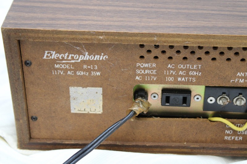 Vintage Electrophonic Multiplex Stereo Receiver R-13 Mid Century Japan Powers On gallery