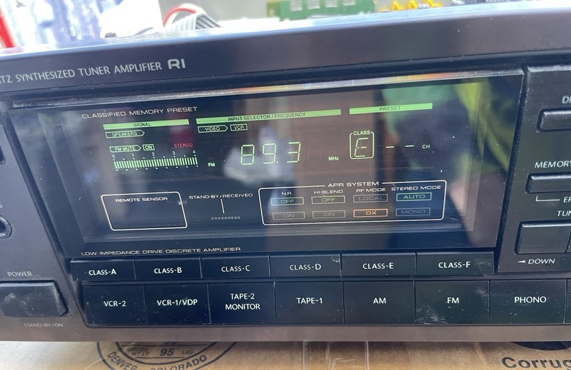 Project ONKYO TX-866 Stereo Receiver Amplifier - Parts NOT Working #4010013955