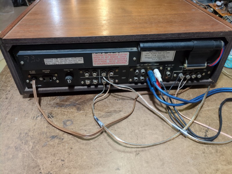 SHERWOOD S-7100A RECEIVER / Recapped / DeoxIt Controls / Dial String / Tested gallery