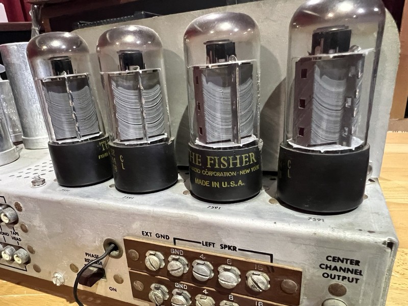 The Fisher 500B 7591 Tube Stereophonic Receiver, been serviced gallery