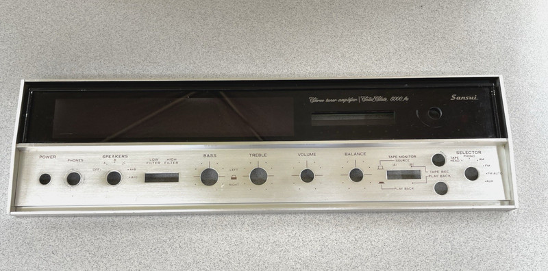 Sansui 5000A Faceplate