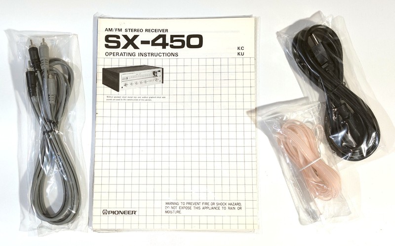 🔥【PRO SERVICED】RARE MINTY/BOX Pioneer SX-450 HG 30W Receiver~UPGRADES💥GUARANTY gallery