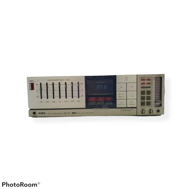 AIWA Stereo Receiver RX-30H DSL AM FM CD AUX Phono Tape Audio Graphic Equalizer gallery