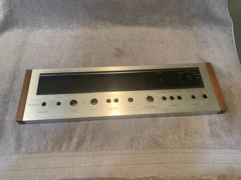Pioneer SX-1500TD Stereo Receiver Parting Out – Faceplate