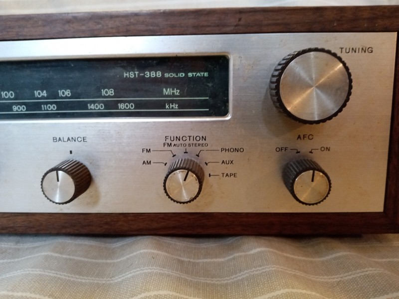 Vintage Sony model HST-388 AM FM Radio Stereo Receiver with 8 Track Working! gallery
