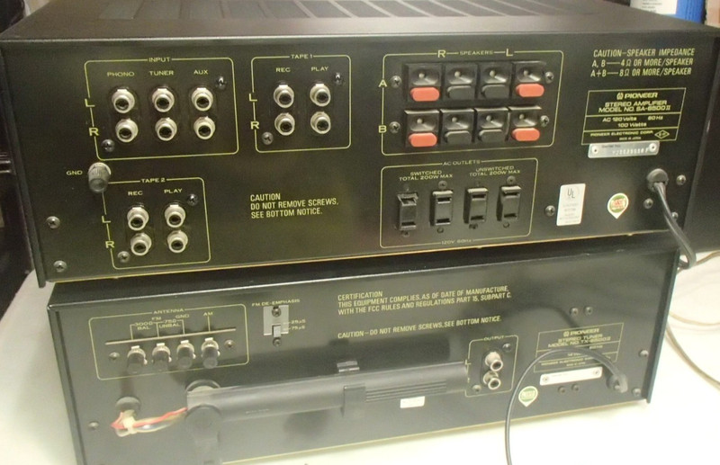 Pioneer SA-6500II Amplifier & TX-6500II Tuner Vintage Stereo Tested Working gallery
