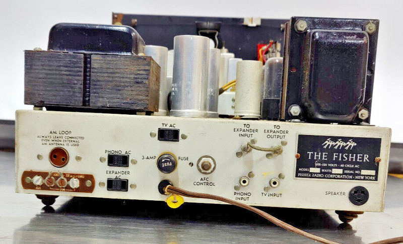 Vintage The Fisher Radio Model R3M, 195 Watts, 105-125 Volts, 60 Cycle AC -PARTS gallery