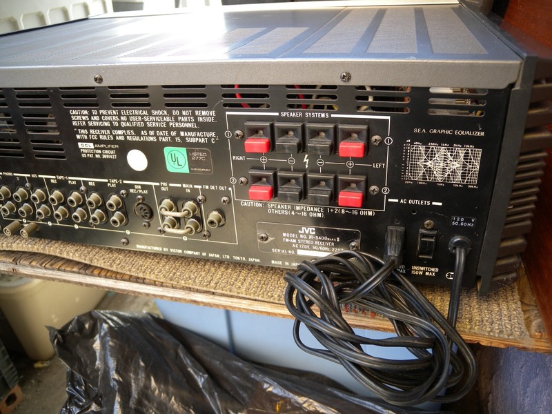 JVC solid state receiver. JR-S400 MARK II great worked condition. Japan. gallery