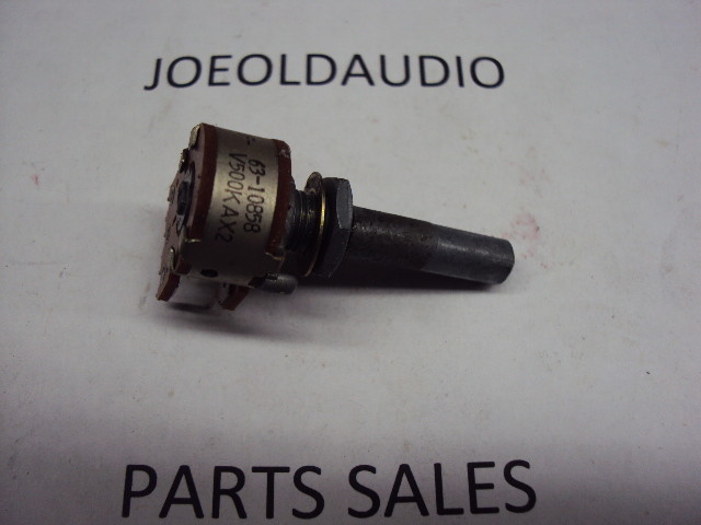 Zenith IS 4100 Volume Control Part # 63-10858 500K Ohm. Tested. Parting Out 4100