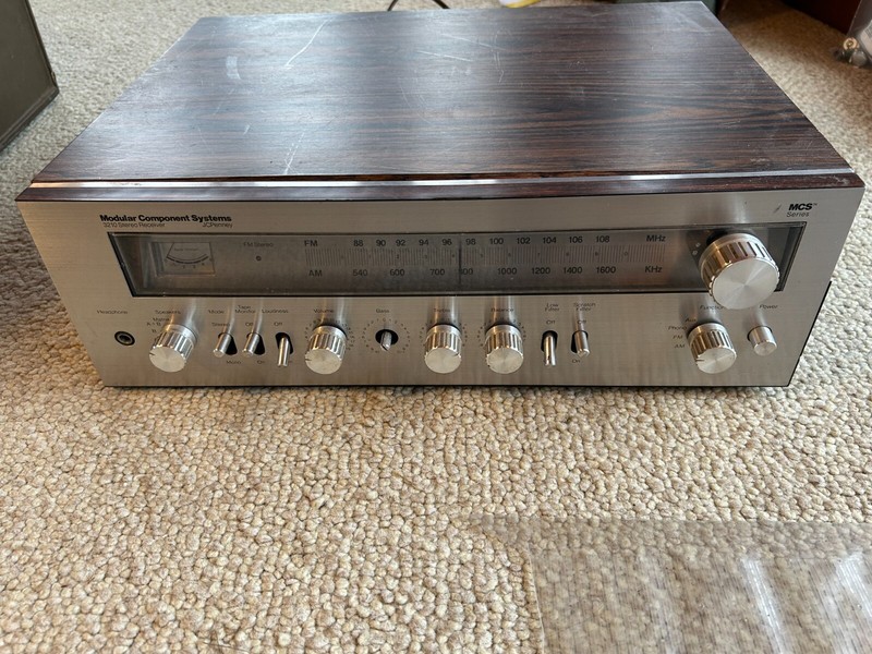 MCS 3210 Stereo Receiver Phono Input ~ Please Read Description!