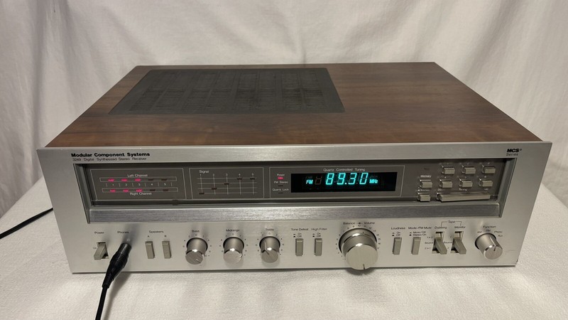 VTG MCS 3249 Stereo RECEIVER Digital Synthesized AM-FM Modular Component System