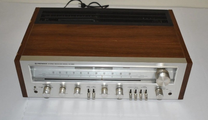 Vintage Pioneer SX-650 Stereo Receiver 1976-78 For Repair Untested