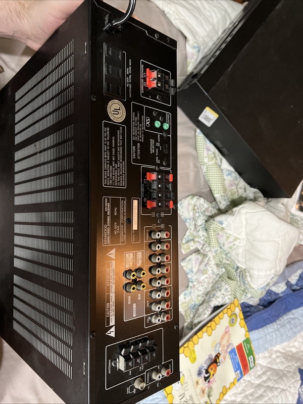 Vintage Kenwood KR-V6020 Audio Video Stereo Receiver, Tested, Works! gallery