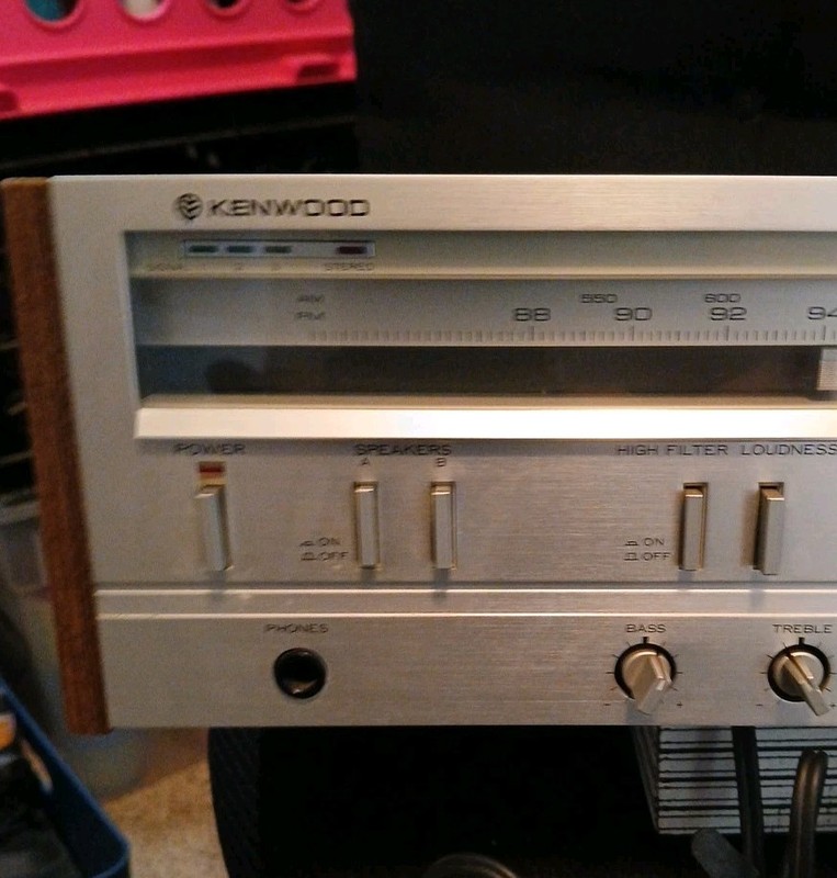 VTG Kenwood KR-710 Stereo Receiver Japan High Speed DC Servo Silver AM/FM Tuner gallery