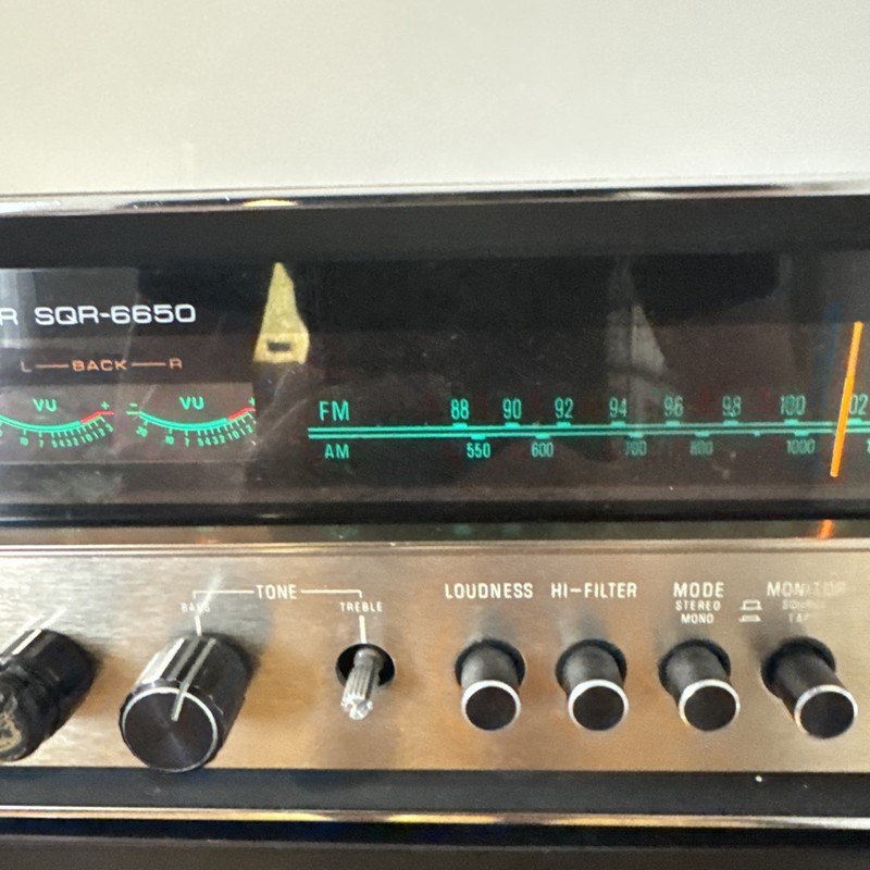 Sony SQR-6650 SQ Quadraphonic Receiver Powers On Parts Repair Vintage gallery