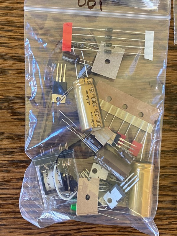 Sansui 661 Complete Rebuild Kit High-Quality Recap Set Caps Transistors Relay gallery