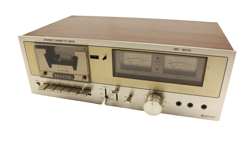 Zenith MC9070 Stereo Cassette Deck Vintage MADE IN JAPAN AS IS gallery