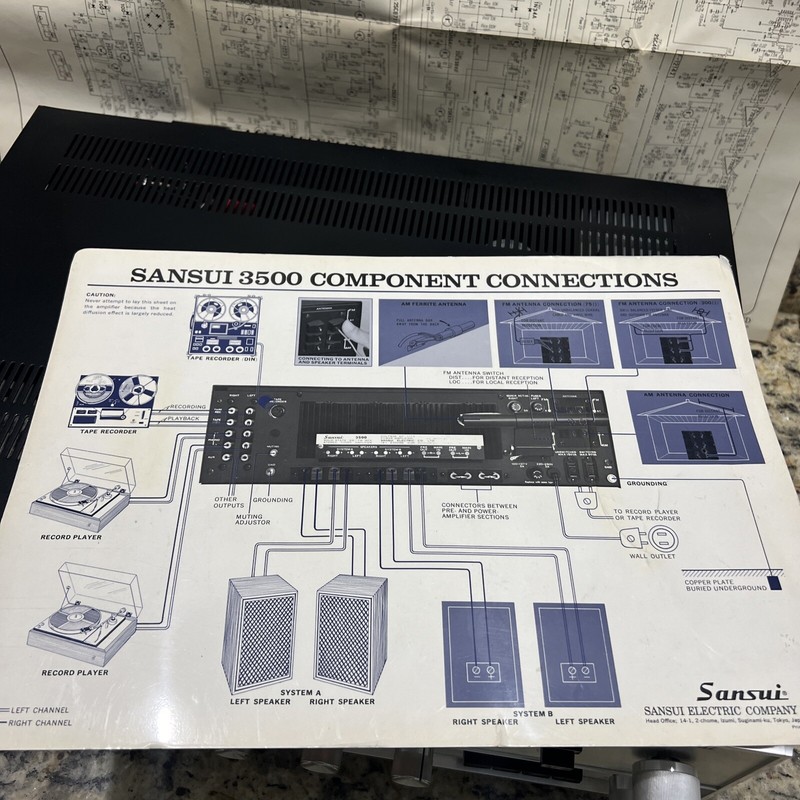 Sansui 3500 Solid State -Serviced/One Owner/Bundle gallery