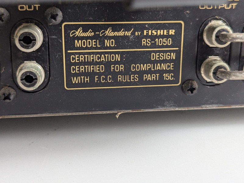 Fisher RS-1050 Stereo Receiver Tested Working Silver 1978 Japan Vintage 60 WPC gallery
