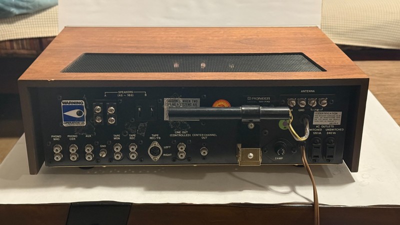Pioneer SX-770 Vintage Stereo Receiver Blackout Face - No Sound (Blown Fuse?) gallery