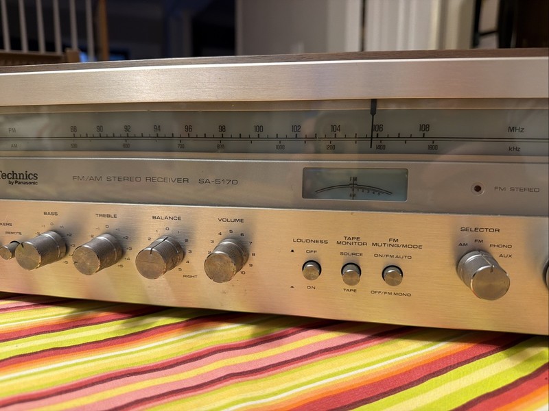 Vintage Technics Panasonic SA-5170 Stereo Reciever Works But Needs TLC JAPAN gallery