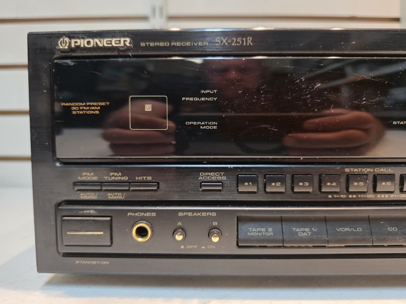 Vintage Pioneer SX-251R Stereo AM/FM Receiver (No Remote) TESTED & WORKING gallery