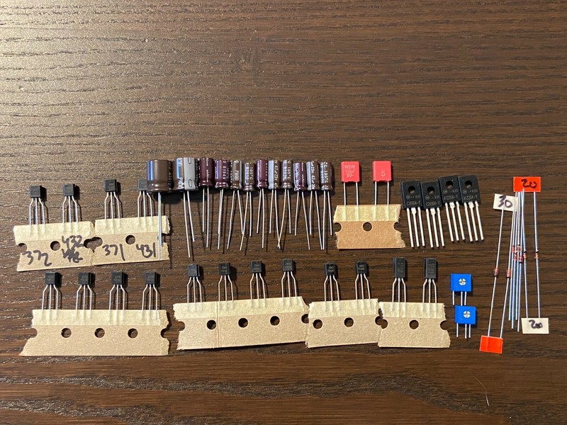 Kenwood KR-6600 Amp Repair Set Board Receiver Recap Transistor Kit Complete!