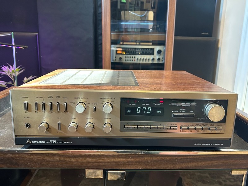 Mitsubishi DA-R35 Stereo Receiver TESTED